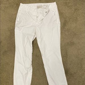 White Capri Pants